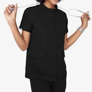 Figs Black Straight Leg Pants & Jumpsuit